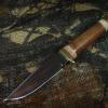 Randall Style - 5/32 " Thick, 10" OAL, Fancy Marble Spacers, Leather Handle, Brass Guard & Pummel --- $350. Nickel silver guard: $25 extra. 440C stainless: $450.